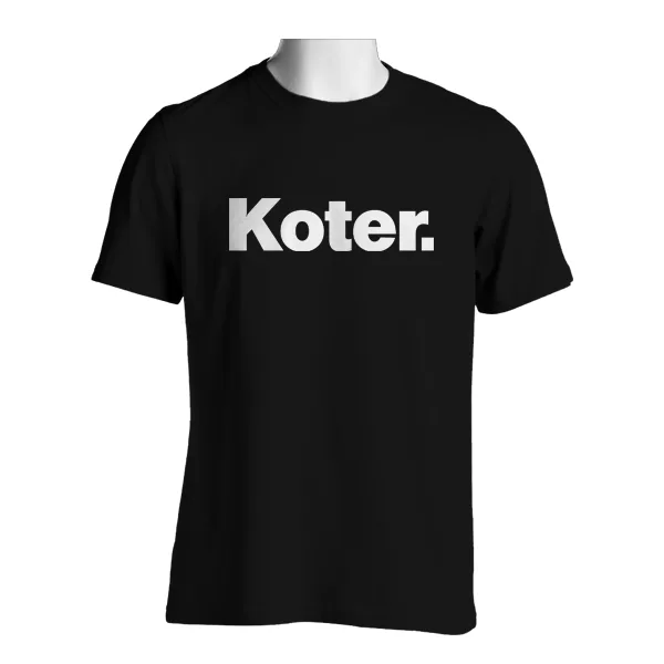 T-shirt - Zwart - Koter