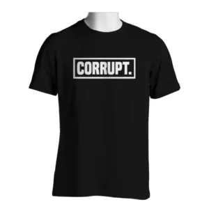 T-shirt - Zwart - Corrupt