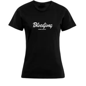 T-shirt Dames - Zwart - Bloedjong