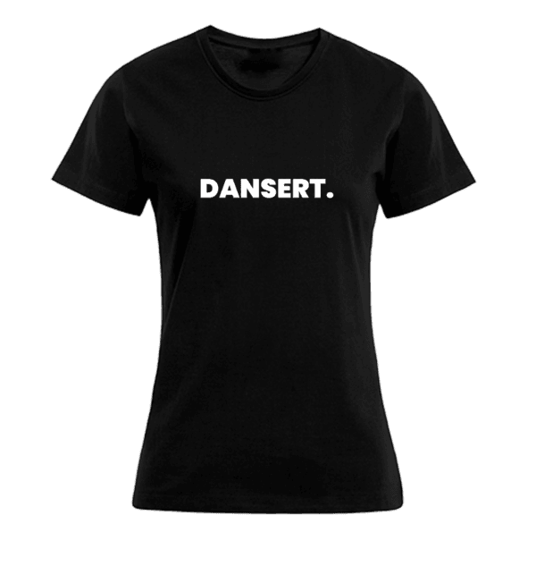 T-shirt Dames - Zwart - DanserT