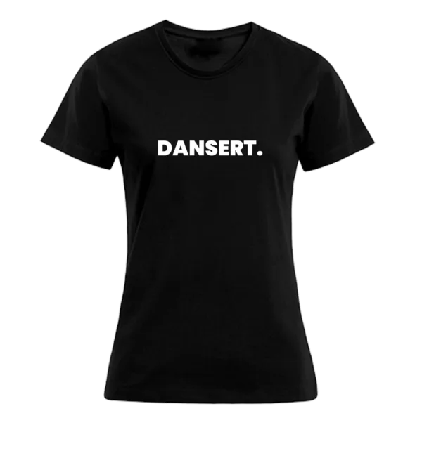 T-shirt Dames - Zwart - DanserT