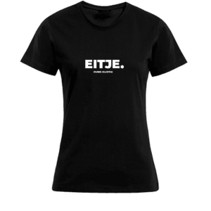 T-shirt Dames - Zwart - Eitje
