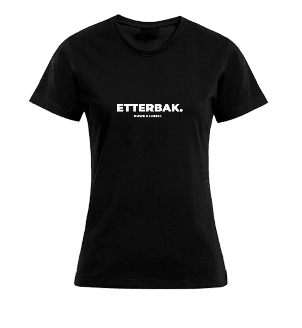 T-shirt Dames - Zwart - Etterbak