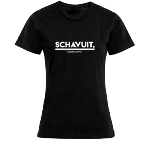 T-shirt Dames - Zwart - Schavuit