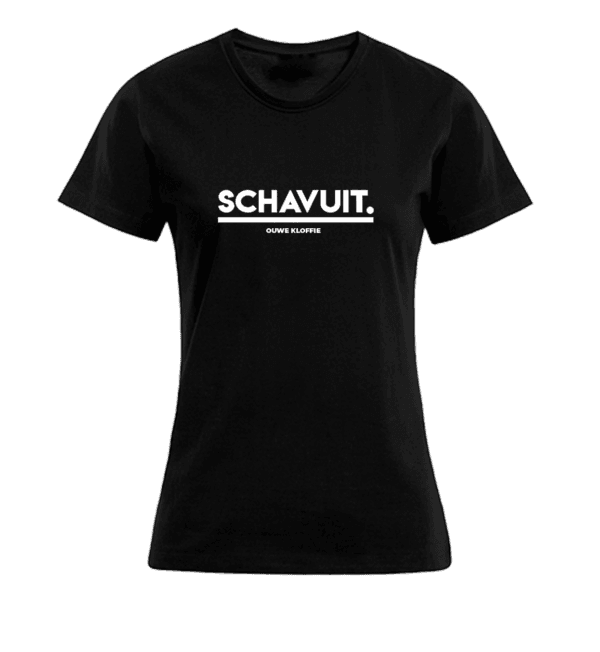 T-shirt Dames - Zwart - Schavuit