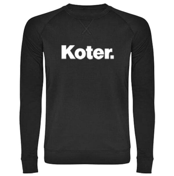 Luxe Sweater - Koter - Zwart