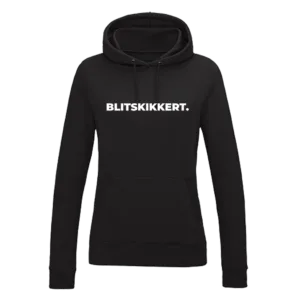Hoodie Dames - Zwart - Blitskikkert