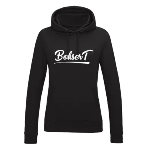 Hoodie Dames - Zwart - BokserT