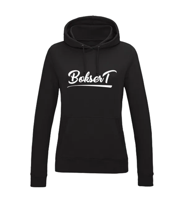 Hoodie Dames - Zwart - BokserT