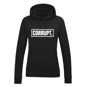 Hoodie Dames - Zwart - CORRUPT