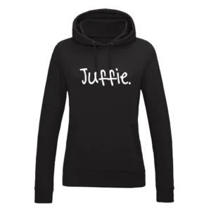 Hoodie Dames - Zwart - Juffie