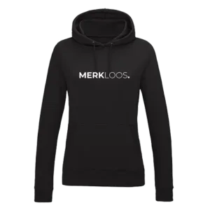 Hoodie Dames - Zwart - Merkloos