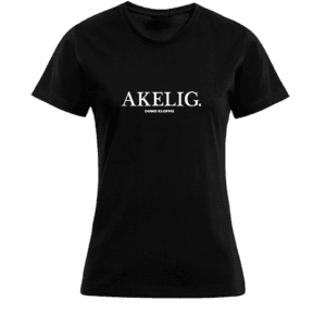 T-shirt Dames - Zwart - Akelig