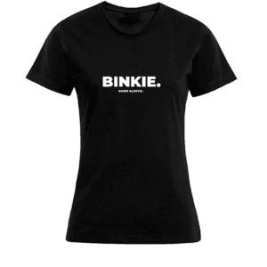 T-shirt Dames - Zwart - BINKIE