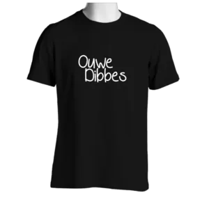 T-shirt - Zwart - Ouwe Dibbes