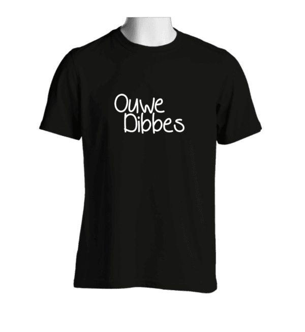 T-shirt - Zwart - Ouwe Dibbes