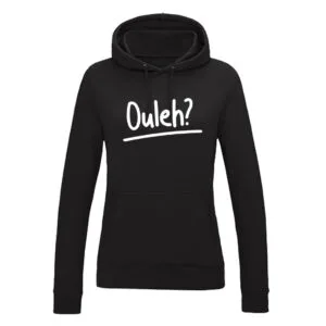 Hoodie Dames - Zwart - ouleh?