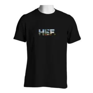 T-shirt - Zwart - Hef Rotterdam