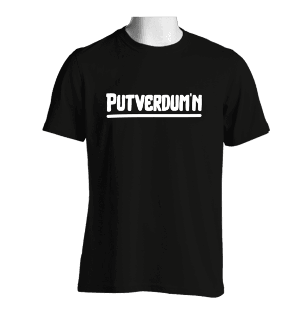 T-shirt - Zwart - Putverdum'n