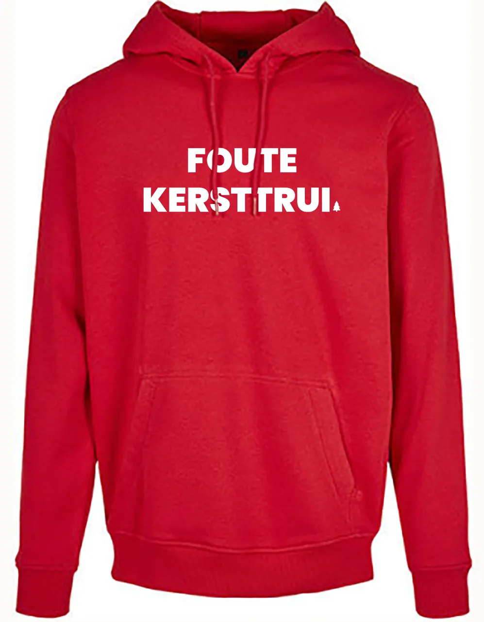 Hoodie Heren - Foute kersttrui - rood