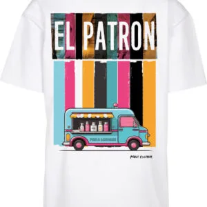T-shirt - Wit - oversized - Patron Pablo IJscobar