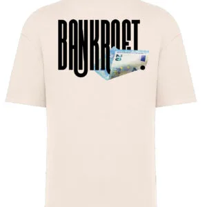 T-shirt - Ivory (off-white) - oversized - Bankroet