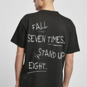 T-shirt - Heavy oversized - fall seven times - never give up