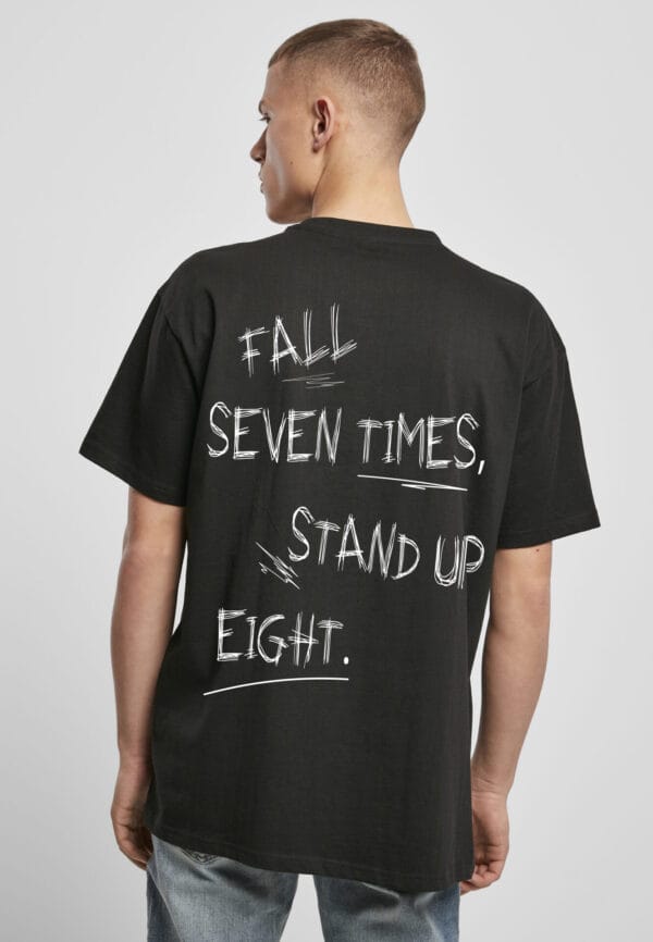 T-shirt - Heavy oversized - fall seven times - never give up